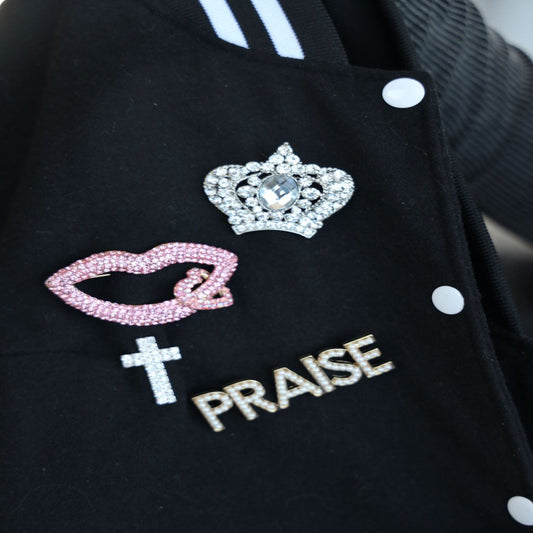 Pink D.I.V.A.S. Swag Varsity Jacket